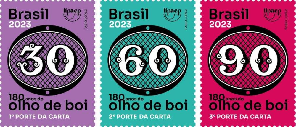 Correios lança releitura do primeiro selo postal brasileiro Cultura